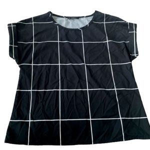 Business Casual Geometric Top